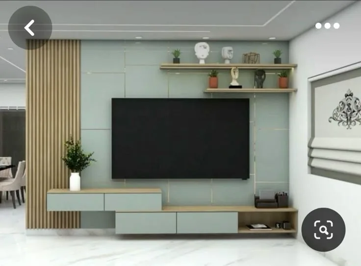 Compact TV console design Amravati